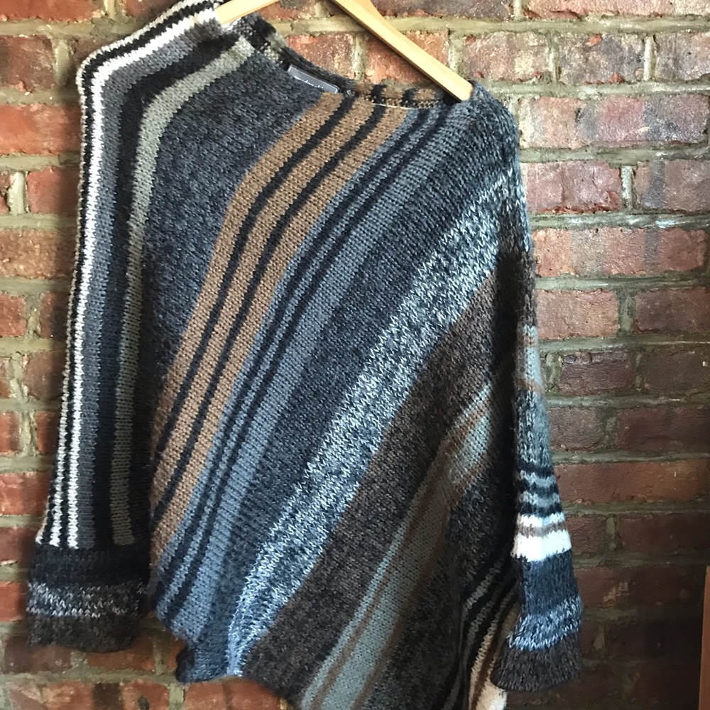 Wooden Ships Wool blend asymmetrical sweater GUC